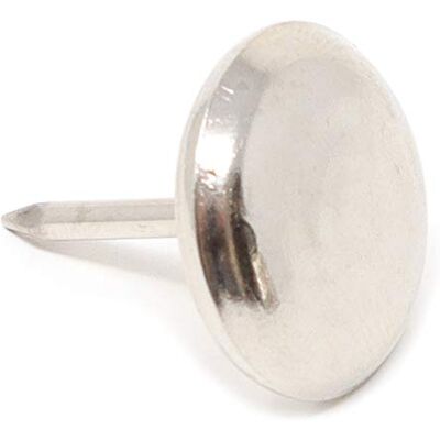 Adsamm ® / 100 x Metallgleiter mit Nagel/Silber/Ø 18 mm/rund/Möbelgleiter mit Nagel Adsamm ® / 100 x Metallgleiter mit Nagel/Silber/Ø 18 mm/rund/Möbelgleiter mit Nagel