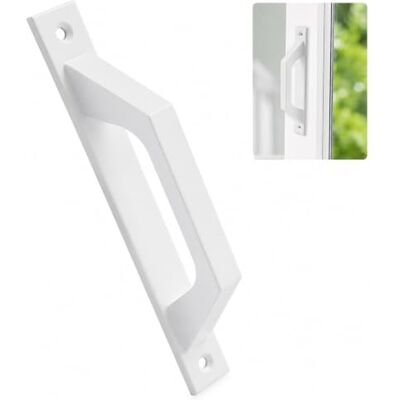 Amig Schiebetürgriff Türgriffe aus Aluminium Rechteckige Platte Durchgangs- oder Schiebetüren 198x25x40 mm Inklusive Schrauben Farbe: Weiß Amig Schiebetürgriff Türgriffe aus Aluminium Rechteckige Platte Durchgangs- oder Schiebetüren 198x25x40 mm Inklusive Schrauben Farbe: Weiß