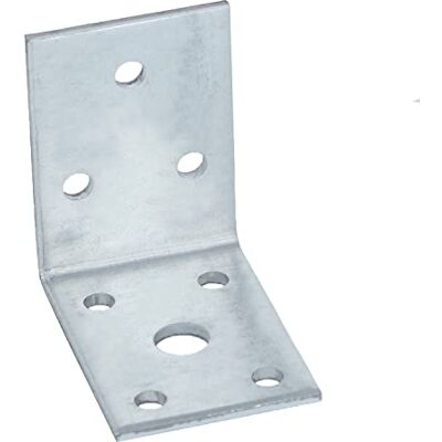 Connex Winkelverbinder 50 x 50 x 35 mm – 25 Stück – verzinkt – Stabiler Holzverbinder mit Lochung Connex Winkelverbinder 50 x 50 x 35 mm – 25 Stück – verzinkt – Stabiler Holzverbinder mit Lochung