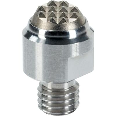 HALDER Pendelauflagen, mit Hartmetallkugel, geriffelt und selbsttätiger Rückstellung/mit Außengewinde, Kugel abgeflacht, Auflagefläche geriffelt d1=20 mm / d2=M12 / Rostfreier Stahl 22731.0398 HALDER Pendelauflagen, mit Hartmetallkugel, geriffelt und selbsttätiger Rückstellung/mit Außengewinde, Kugel abgeflacht, Auflagefläche geriffelt d1=20 mm / d2=M12 / Rostfreier Stahl 22731.0398