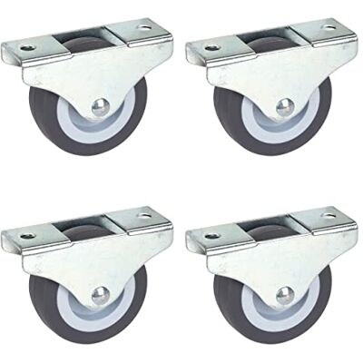 DÖRNER HELMER Möbelrollen - Set aus 4, 50mm, TPE, 165kg DÖRNER HELMER Möbelrollen - Set aus 4, 50mm, TPE, 165kg