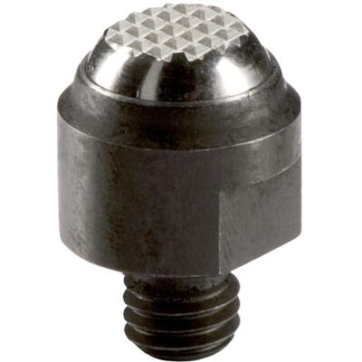 HALDER Pendelauflagen, mit selbsttätiger Rückstellung/mit Außengewinde, Kugel abgeflacht, Auflagefläche geriffelt d1=13 mm / d2=M8 / Vergütungsstahl 22731.0313 HALDER Pendelauflagen, mit selbsttätiger Rückstellung/mit Außengewinde, Kugel abgeflacht, Auflagefläche geriffelt d1=13 mm / d2=M8 / Vergütungsstahl 22731.0313