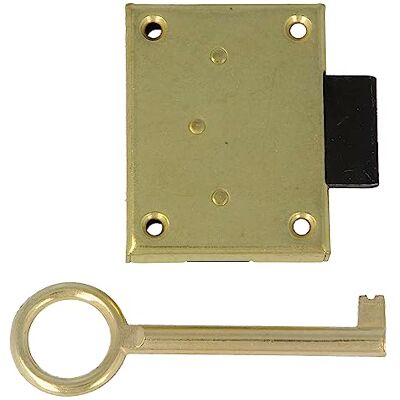 Amig Einbauverschluss für Möbel 20 mm Einlass Inklusive Schlüssel Verschlusssystem für Tische, Schränke und kleine Möbel Mattgoldenes Messing. Amig Einbauverschluss für Möbel 20 mm Einlass Inklusive Schlüssel Verschlusssystem für Tische, Schränke und kleine Möbel Mattgoldenes Messing.