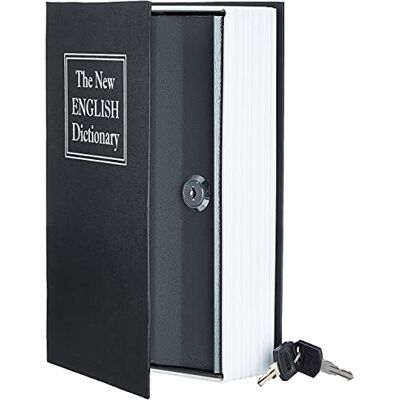 Amazon Buch-Safe, Schloss mit Schlüssel 5.6 x 15.5 x 23.9 cm, Schwarz Amazon Buch-Safe, Schloss mit Schlüssel 5.6 x 15.5 x 23.9 cm, Schwarz