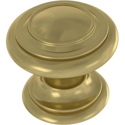 Franklin Brass P44435K-523-B Einfacher Doppelring, 29 mm, rund, satiniertes Gold, 10 Stück Franklin Brass P44435K-523-B Einfacher Doppelring, 29 mm, rund, satiniertes Gold, 10 Stück