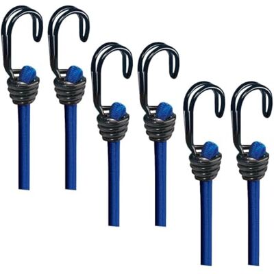 BASI 6er Set Gummispannseil mit Haken 120 cm Ø 8 mm Spanngummis Gepäckspanner mit Doppelhaken Ladungssicherung Transportsicherung Spanngurt Set 6 Stück BASI 6er Set Gummispannseil mit Haken 120 cm Ø 8 mm Spanngummis Gepäckspanner mit Doppelhaken Ladungssicherung Transportsicherung Spanngurt Set 6 Stück