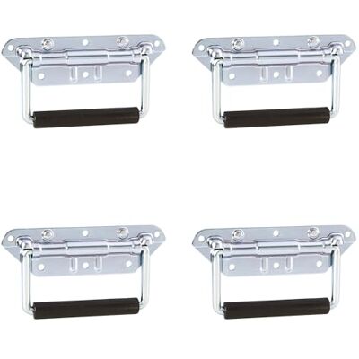 Adam Hall Hardware 34482 M4 AH 4x Gefederter Klappgriff, Stahl verzinkt Adam Hall Hardware 34482 M4 AH 4x Gefederter Klappgriff, Stahl verzinkt
