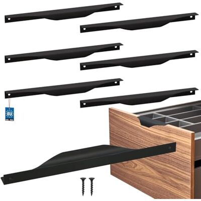 KOTARBAU ® 6er Set Möbelgriff Möbelgriffe Schrankgriffe 256/276 mm ZnAl Küchengriffe Schwarz Griffe Möbel Türgriff Profilgriff Türgriffe Küche Schubladengriffe Griffe für Küchenschränke Modern KOTARBAU ® 6er Set Möbelgriff Möbelgriffe Schrankgriffe 256/276 mm ZnAl Küchengriffe Schwarz Griffe Möbel Türgriff Profilgriff Türgriffe Küche Schubladengriffe Griffe für Küchenschränke Modern