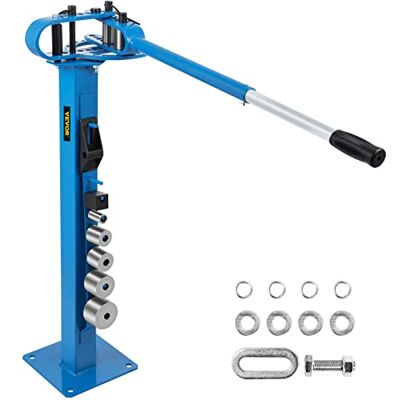 VEVOR Kompakte Biegemaschine aus Metall, manueller Boden, Typ 7, Stanzformen, 1-7,6 cm, solider Griff, Teleskopgriff, montierbar, 117,2 cm, für Stahl, Eisen, Schmiedeeisen, Messing, Kupfer VEVOR Kompakte Biegemaschine aus Metall, manueller Boden, Typ 7, Stanzformen, 1-7,6 cm, solider Griff, Teleskopgriff, montierbar, 117,2 cm, für Stahl, Eisen, Schmiedeeisen, Messing, Kupfer