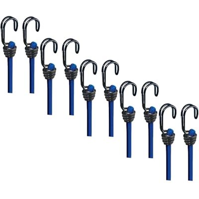 BASI 10er Set Gummispannseil mit Haken 120 cm Ø 8 mm Spanngummis Gepäckspanner mit Doppelhaken Ladungssicherung Transportsicherung Spanngurt Set 10 Stück BASI 10er Set Gummispannseil mit Haken 120 cm Ø 8 mm Spanngummis Gepäckspanner mit Doppelhaken Ladungssicherung Transportsicherung Spanngurt Set 10 Stück