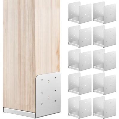 VEVOR 10er-Set Aufschraubhülse 149 x 143 x 160 mm Pfostenträger Kohlenstoffstahl Pfostenschuh Pfosten Pfostenunterlage Bodenhülse Stützenfuß Ideal für Verandageländern, Pergolen und Säulen VEVOR 10er-Set Aufschraubhülse 149 x 143 x 160 mm Pfostenträger Kohlenstoffstahl Pfostenschuh Pfosten Pfostenunterlage Bodenhülse Stützenfuß Ideal für Verandageländern, Pergolen und Säulen