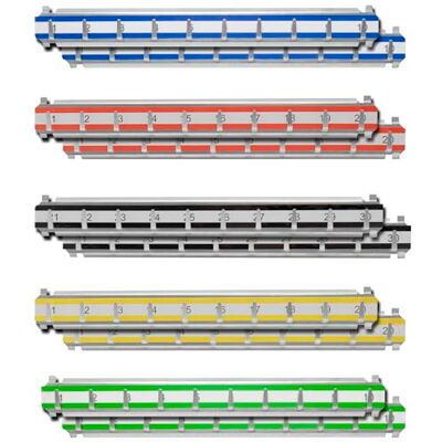 Barska AF13684 beschriftete Schlüsselregale mit 101-200 nummerierten Haken für Schlüsselschränke Barska AF13684 beschriftete Schlüsselregale mit 101-200 nummerierten Haken für Schlüsselschränke