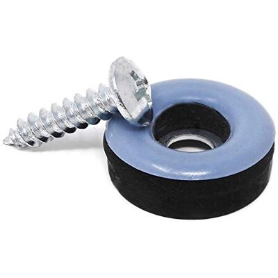 Adsamm ® / 32 x PTFE-Möbelgleiter mit Schraube / Grau-Blau / Ø 19 mm / rund / Möbel- und Bodengleiter zum Schrauben Adsamm ® / 32 x PTFE-Möbelgleiter mit Schraube / Grau-Blau / Ø 19 mm / rund / Möbel- und Bodengleiter zum Schrauben