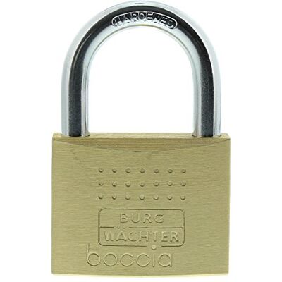BURG-WÄCHTER Vorhängeschloss, Boccia 450 60 SB, Inkl. 1 Schlüssel, Bügelstärke: 9,5 mm BURG-WÄCHTER Vorhängeschloss, Boccia 450 60 SB, Inkl. 1 Schlüssel, Bügelstärke: 9,5 mm