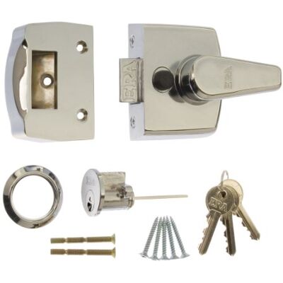 ERA Ersatz-Nachtlatch Türschloss - Polierter Chrom Fall - 40mm Rücksetzer ERA Ersatz-Nachtlatch Türschloss - Polierter Chrom Fall - 40mm Rücksetzer