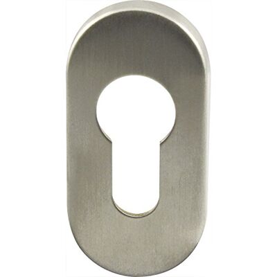 MARCHESI Zylinderrosette PZ 62x32x10mm Abdeckung DIN18273 Edelstahl matt MARCHESI Zylinderrosette PZ 62x32x10mm Abdeckung DIN18273 Edelstahl matt