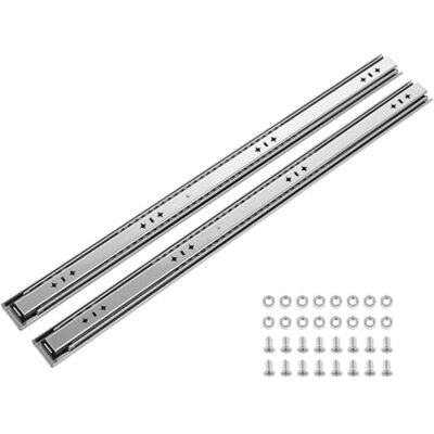 VEVOR 1 Paar Schubladenschienen 75cm Auszugsschienen mit 120kg Tragkraft Schubladenauszug zur Seitenmontage für Küche, 3-teiliger Vollauszug, Kohlenstoffstahl, Kugellager, mit Muttern & Schrauben VEVOR 1 Paar Schubladenschienen 75cm Auszugsschienen mit 120kg Tragkraft Schubladenauszug zur Seitenmontage für Küche, 3-teiliger Vollauszug, Kohlenstoffstahl, Kugellager, mit Muttern & Schrauben