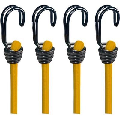 BASI 4er Set Gummispannseil mit Haken 100 cm Ø 8 mm Spanngummis Gepäckspanner mit Doppelhaken Ladungssicherung Transportsicherung Spanngurt Set 4 Stück BASI 4er Set Gummispannseil mit Haken 100 cm Ø 8 mm Spanngummis Gepäckspanner mit Doppelhaken Ladungssicherung Transportsicherung Spanngurt Set 4 Stück
