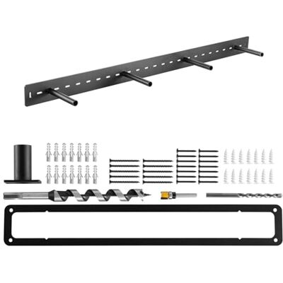 VEVOR Regalhalterung, 1 Stk., Tragkraft 104 kg, Schwerlast Regalhalter 1168,4x157,4x76,2 mm, Regalträger für versteckte Regale, unsichtbare Halterung für schwebende Regale zur Wandmontage VEVOR Regalhalterung, 1 Stk., Tragkraft 104 kg, Schwerlast Regalhalter 1168,4x157,4x76,2 mm, Regalträger für versteckte Regale, unsichtbare Halterung für schwebende Regale zur Wandmontage