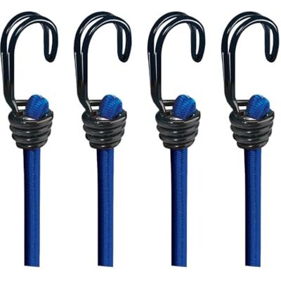 BASI 4er Set Gummispannseil mit Haken 120 cm Ø 8 mm Spanngummis Gepäckspanner mit Doppelhaken Ladungssicherung Transportsicherung Spanngurt Set 4 Stück BASI 4er Set Gummispannseil mit Haken 120 cm Ø 8 mm Spanngummis Gepäckspanner mit Doppelhaken Ladungssicherung Transportsicherung Spanngurt Set 4 Stück