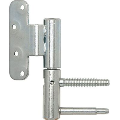 SFS Türband 3-DIM 2-tlg. f.stumpfe Türen, ø 20mm links, Bandh. 112mm,verzinkt silber SFS Türband 3-DIM 2-tlg. f.stumpfe Türen, ø 20mm links, Bandh. 112mm,verzinkt silber