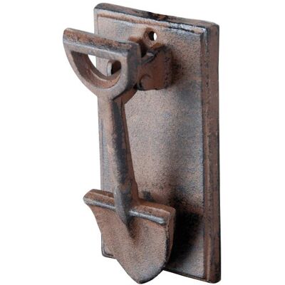 Esschert Design Türklopfer Spatenmotiv, braun, 8.4 x 5.5 x 16.2, DB55 Esschert Design Türklopfer Spatenmotiv, braun, 8.4 x 5.5 x 16.2, DB55