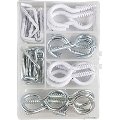 Cogex 85263 pitonnerie Sortiment, grau, 40-teiliges Set Cogex 85263 pitonnerie Sortiment, grau, 40-teiliges Set