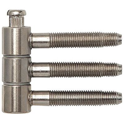 SFS Steckband 3-tlg. f. gefälzte Holztüren, ø 16 mm, Höhe 46,7 mm, Stahl vernickelt SFS Steckband 3-tlg. f. gefälzte Holztüren, ø 16 mm, Höhe 46,7 mm, Stahl vernickelt