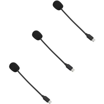 Rysydant Schlankes USB-C-Headset-Mikrofon, ein omnidirektionaler Tonabnehmer, leicht und kompakt, flexible Positionierungsoptionen, erfasst Ton aus jedem Winkel, schwarz, 3 Stück Rysydant Schlankes USB-C-Headset-Mikrofon, ein omnidirektionaler Tonabnehmer, leicht und kompakt, flexible Positionierungsoptionen, erfasst Ton aus jedem Winkel, schwarz, 3 Stück
