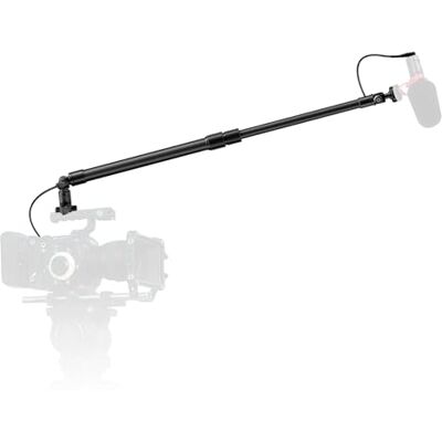 NEEWER Mikrofon Tonangel aus Kohlefaser, 44–92cm ausziehbar Microphone Boompole, Mic Arm mit integriertem 3,5mm TRS Kabel (Stecker auf Buchse), NATO Rail, Cold Shoe Mount, 180° Neigung max. 500g, BP01 NEEWER Mikrofon Tonangel aus Kohlefaser, 44–92cm ausziehbar Microphone Boompole, Mic Arm mit integriertem 3,5mm TRS Kabel (Stecker auf Buchse), NATO Rail, Cold Shoe Mount, 180° Neigung max. 500g, BP01