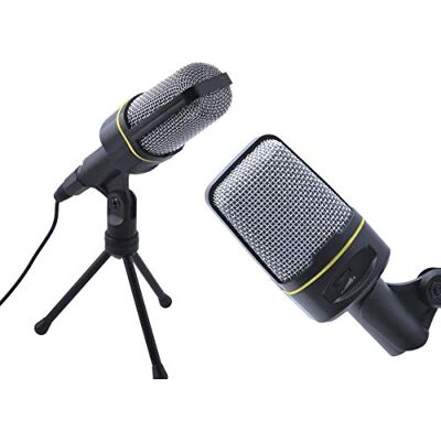 auvisio Microfon: Profi-Kondensator-Studio-Mikrofon mit Stativ, 3,5-mm-Klinkenstecker (PC Mikrofon, PC Microfon, USB) auvisio Microfon: Profi-Kondensator-Studio-Mikrofon mit Stativ, 3,5-mm-Klinkenstecker (PC Mikrofon, PC Microfon, USB)