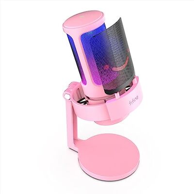 FIFINE USB Mikrofon PC, Gaming Mikrofon für Streaming Podcast Studio, Microphone USBC für PS4 PS5 MAC mit RGB-Steuerung, Stummschalter, Kopfhöreranschluss, Popfilter FIFINE USB Mikrofon PC, Gaming Mikrofon für Streaming Podcast Studio, Microphone USBC für PS4 PS5 MAC mit RGB-Steuerung, Stummschalter, Kopfhöreranschluss, Popfilter