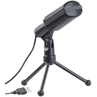 auvisio Mikrophone: Profi-USB-Kondensator-Mikrofon für Studio-Aufnahmen, Mini-Stativ (Kondensatormikrofon, Mikrofon PC, Laptop Tisch) auvisio Mikrophone: Profi-USB-Kondensator-Mikrofon für Studio-Aufnahmen, Mini-Stativ (Kondensatormikrofon, Mikrofon PC, Laptop Tisch)