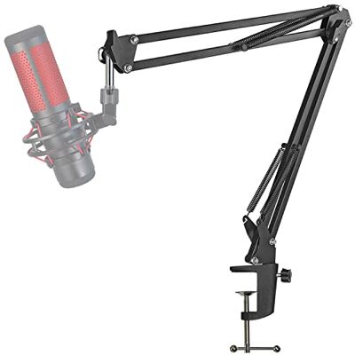 YOUSHARES HyperX QuadCast Mikrofon arm – Universeller Microphone Arm kompatibel mit HyperX QuadCast S/2S,Blue Yeti,Rode PodMic/NT-USB,Fifine AM8,Razer Seiren V3 Mini für Streaming, Gaming, Podcasting YOUSHARES HyperX QuadCast Mikrofon arm – Universeller Microphone Arm kompatibel mit HyperX QuadCast S/2S,Blue Yeti,Rode PodMic/NT-USB,Fifine AM8,Razer Seiren V3 Mini für Streaming, Gaming, Podcasting
