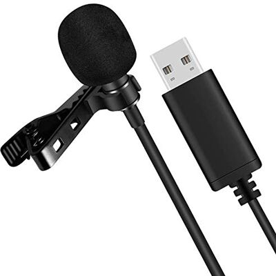 Barabesty SameeHome Universal USB Mikrofon Lavalier Mikrofon Clip-On Computer Mikrofon Plug & Play Omnidirektionales Mikrofon Barabesty SameeHome Universal USB Mikrofon Lavalier Mikrofon Clip-On Computer Mikrofon Plug & Play Omnidirektionales Mikrofon