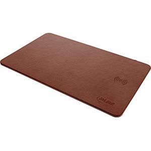 InLine ® Maus-Pad, Wireless Charging (Qi), Kunstleder, 370x225x7mm, braun InLine ® Maus-Pad, Wireless Charging (Qi), Kunstleder, 370x225x7mm, braun