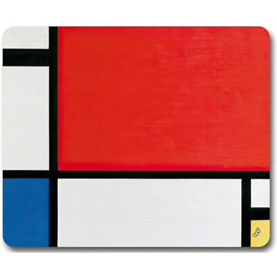1art1 Piet Mondrian Komposition II In Rot, Blau, Gelb, 1930 Mauspad 23x19 cm 1art1 Piet Mondrian Komposition II In Rot, Blau, Gelb, 1930 Mauspad 23x19 cm
