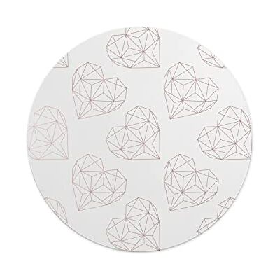 Questo Casa , Runden Digital Bedruckt Mauspad, rutschfeste Unterseite, für Büro und Zuhause, Durchmesser: 22 cm Questo Casa , Runden Digital Bedruckt Mauspad, rutschfeste Unterseite, für Büro und Zuhause, Durchmesser: 22 cm