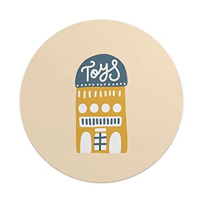 Questo Casa , Runden Digital Bedruckt Mauspad, rutschfeste Unterseite, für Büro und Zuhause, Durchmesser: 22 cm Questo Casa , Runden Digital Bedruckt Mauspad, rutschfeste Unterseite, für Büro und Zuhause, Durchmesser: 22 cm