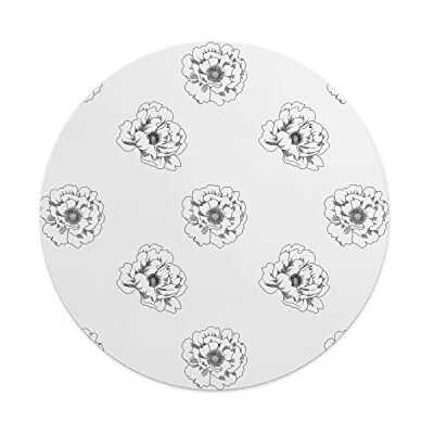 Questo Casa , Runden Digital Bedruckt Mauspad, rutschfeste Unterseite, für Büro und Zuhause, Durchmesser: 22 cm Questo Casa , Runden Digital Bedruckt Mauspad, rutschfeste Unterseite, für Büro und Zuhause, Durchmesser: 22 cm
