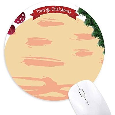 Orange Abstract Plants Art Pattern Round Rubber Mouse Pad Christmas Tree Mat Orange Abstract Plants Art Pattern Round Rubber Mouse Pad Christmas Tree Mat