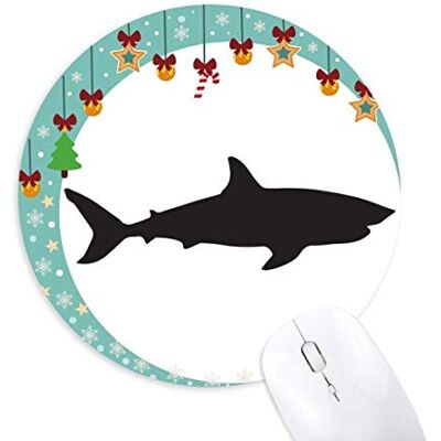 Docile Blue Ocean Shark Fierce Fish Mouse Pad Jingling Bell Round Rubber Mat Docile Blue Ocean Shark Fierce Fish Mouse Pad Jingling Bell Round Rubber Mat