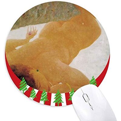 Body Nudity Art XJJ Oil Painting Round Rubber Mouse Pad Weihnachtsdekoration Body Nudity Art XJJ Oil Painting Round Rubber Mouse Pad Weihnachtsdekoration
