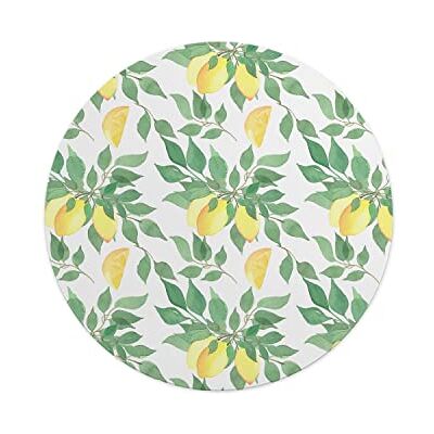 Questo Casa , Runden Digital Bedruckt Mauspad, rutschfeste Unterseite, für Büro und Zuhause, Durchmesser: 22 cm Questo Casa , Runden Digital Bedruckt Mauspad, rutschfeste Unterseite, für Büro und Zuhause, Durchmesser: 22 cm