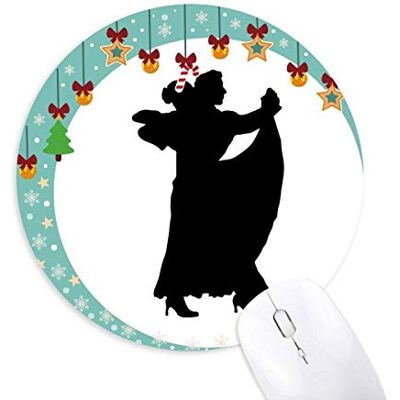Dancer Duet Art Performance Duet Dance Mouse Pad Jingling Bell Round Rubber Mat Dancer Duet Art Performance Duet Dance Mouse Pad Jingling Bell Round Rubber Mat