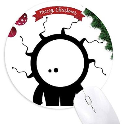 Monster Cable Universum Alien Monster Alien Cyclops Rund Gummi Maus Pad Weihnachtsbaum Mat Monster Cable Universum Alien Monster Alien Cyclops Rund Gummi Maus Pad Weihnachtsbaum Mat