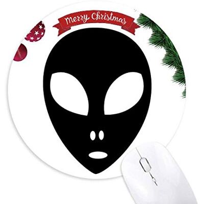 Monster Cable Universum Alien Monster Kopf Portrait Rund Gummi Maus Pad Weihnachtsbaum Mat Monster Cable Universum Alien Monster Kopf Portrait Rund Gummi Maus Pad Weihnachtsbaum Mat