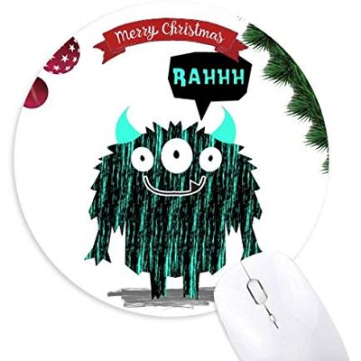 Monster Cable Universum und Alien Monster Round Rubber Maus Pad Weihnachtsbaum Mat Monster Cable Universum und Alien Monster Round Rubber Maus Pad Weihnachtsbaum Mat