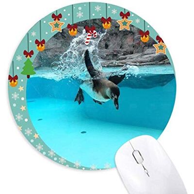 Ocean Antarctic Penguin Science Nature Picture Mouse Pad Jingling Bell Round Rubber Mat Ocean Antarctic Penguin Science Nature Picture Mouse Pad Jingling Bell Round Rubber Mat