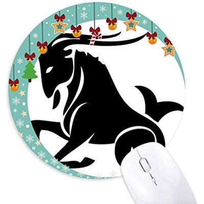 Sternbild Capricorn Zodiac sign Mouse Pad Jingling Bell Round Rubber Mat Sternbild Capricorn Zodiac sign Mouse Pad Jingling Bell Round Rubber Mat